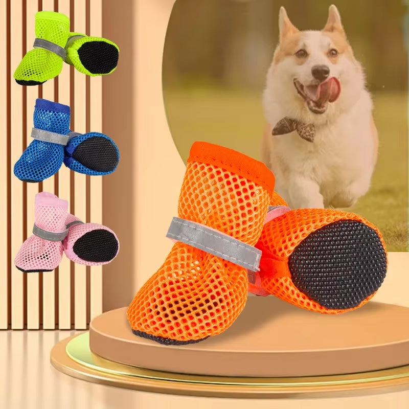 4Pc Dog Shoes