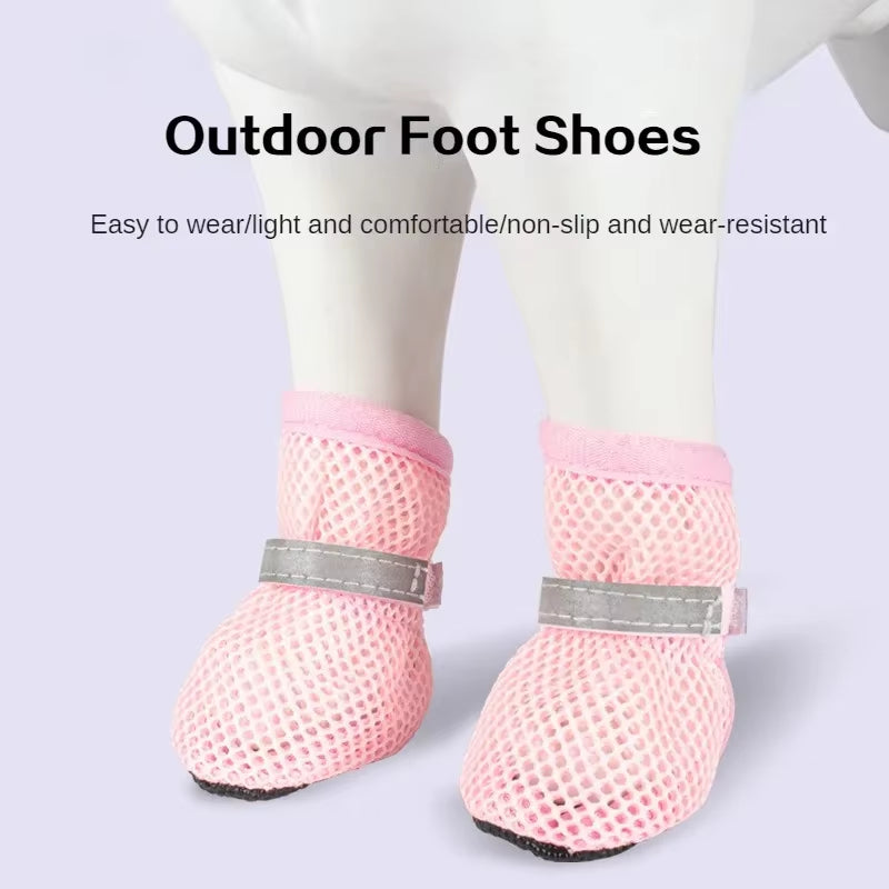 4Pc Dog Shoes